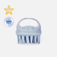 TADA Natural Beauty | Blue Biodegradable Long Bristle Scalp Massaging Shampoo Brush