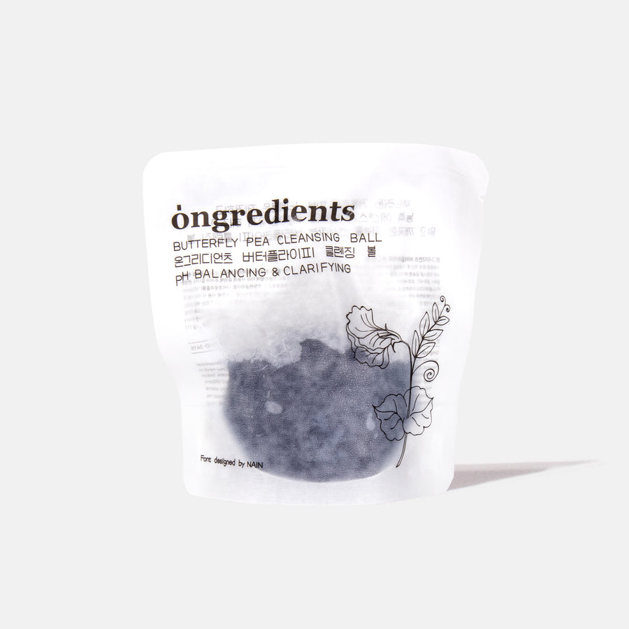 Ongredients | Butterfly Pea Facial Cleansing Ball