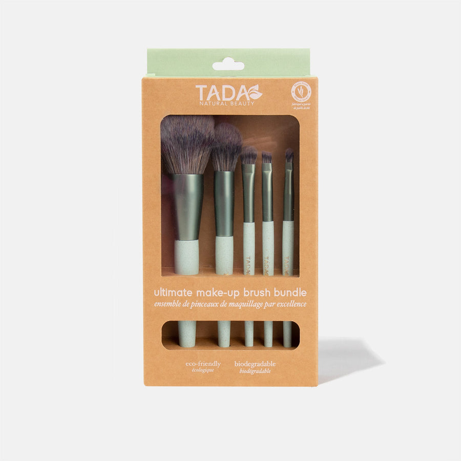 TADA Natural Beauty | Green Ultimate Makeup Brush Bundle