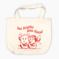 SoloVegan | See Brighter Days Ahead Tote Bag