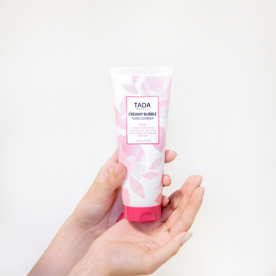 TADA Beauty | Rose Creamy Bubble Foam Cleanser