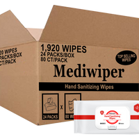 Mediwiper | 80 Count Hand Sanitizer Wipes