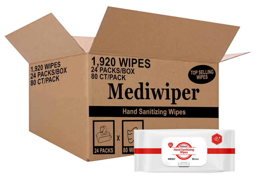 Mediwiper | 80 Count Hand Sanitizer Wipes