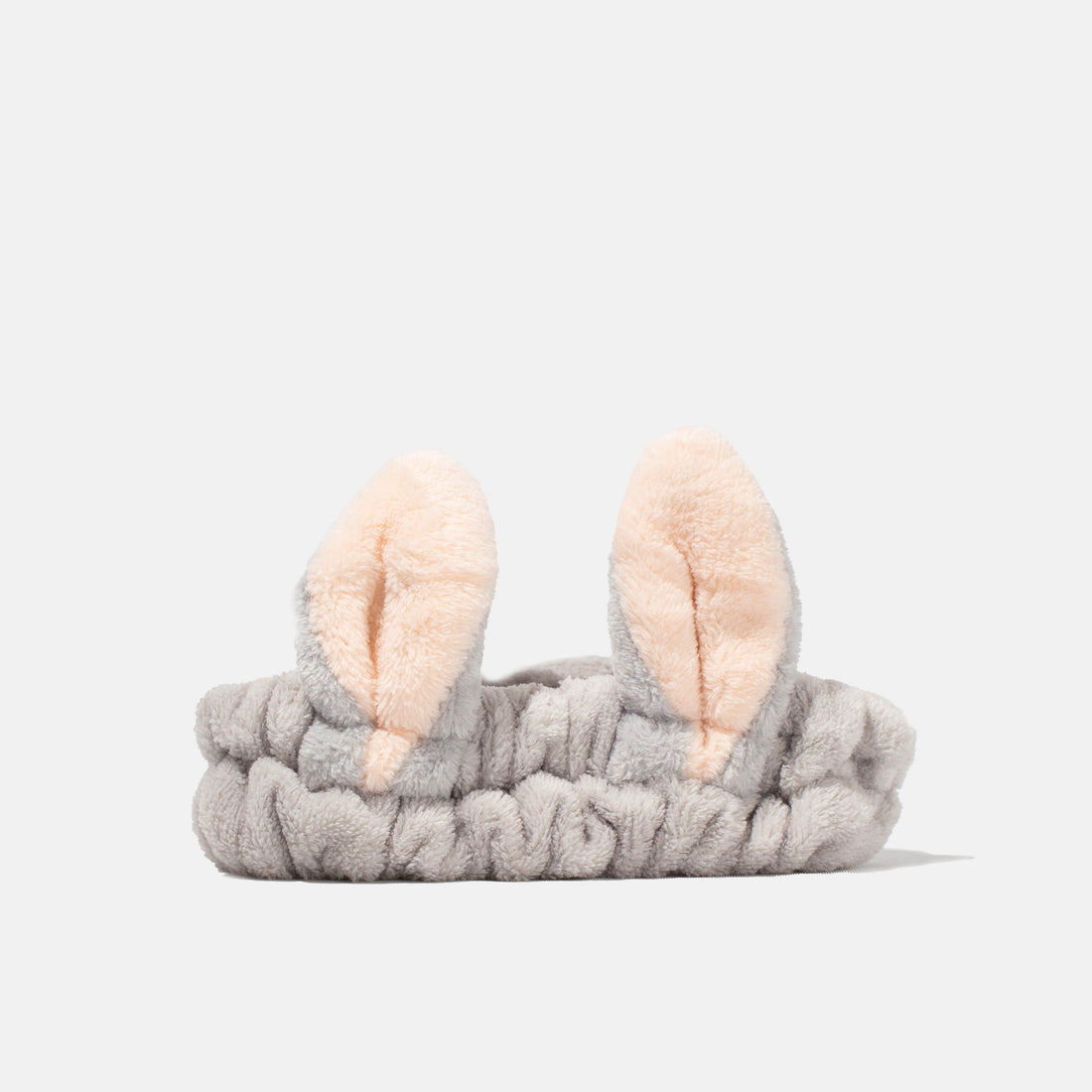 SoloVegan | Grey Bunny Ear Spa Headband