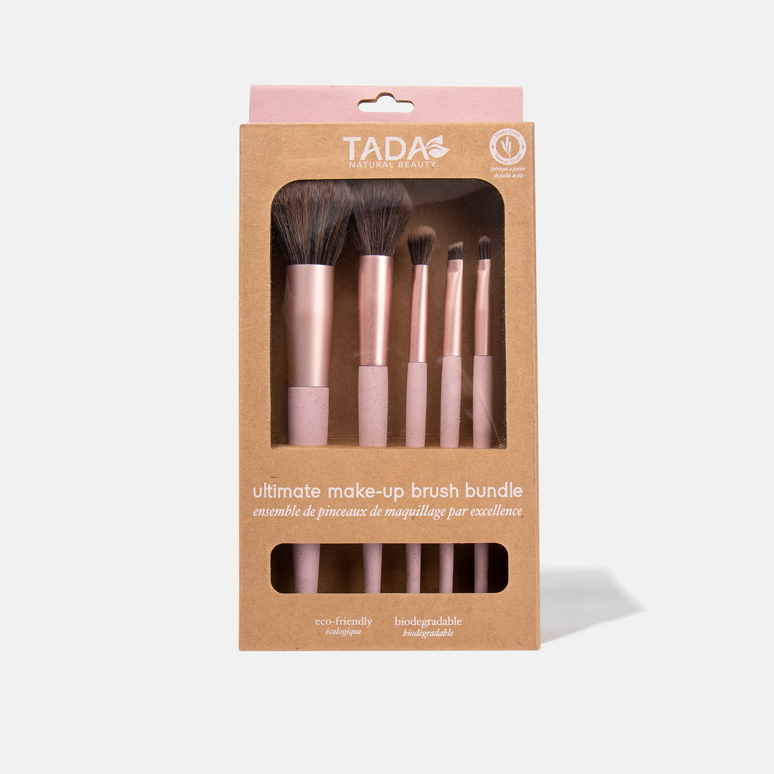 TADA Natural Beauty | Pink Ultimate Makeup Brush Bundle