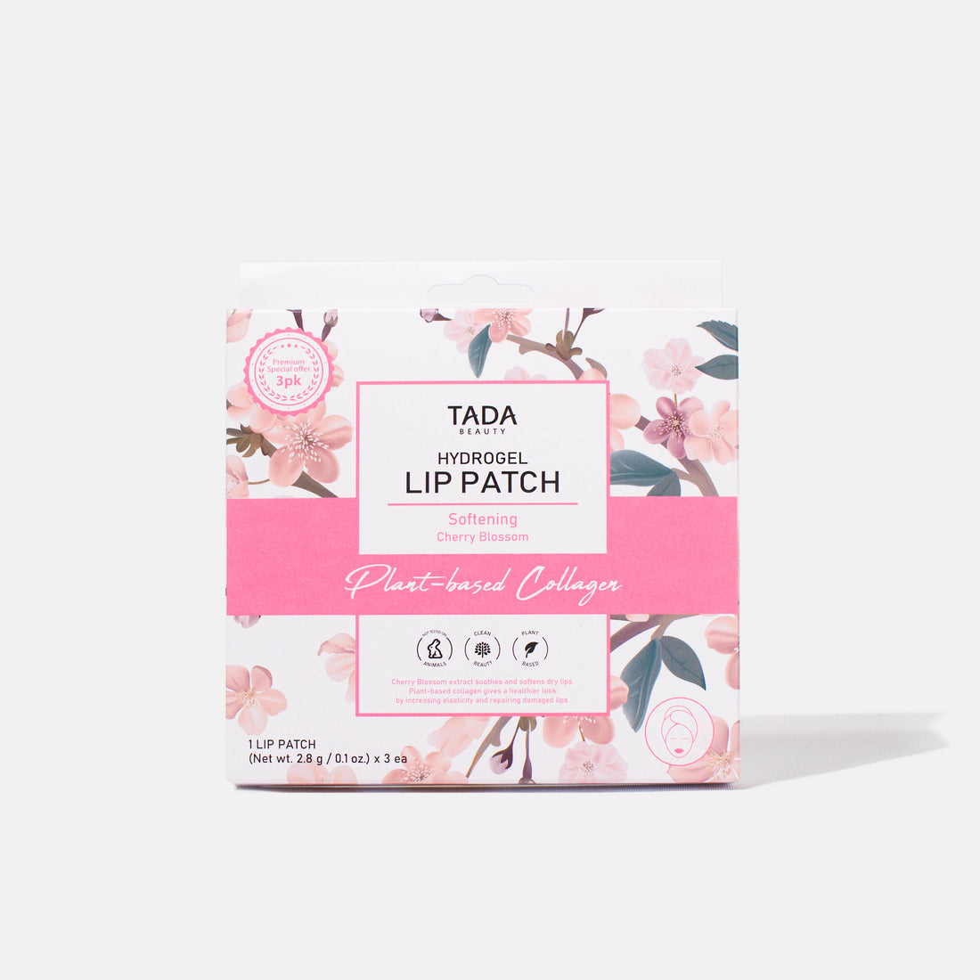 TADA Beauty | Cherry Blossom Hydrogel Lip Patch