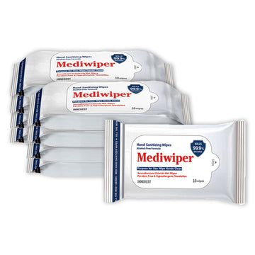 Mediwiper | 10 Count Hand Sanitizer Wipes (Travel Size)
